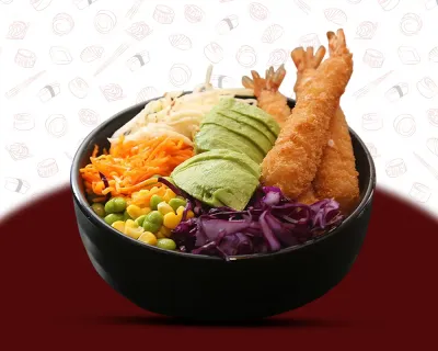 P9 POKE CREVETTE TEMPURA